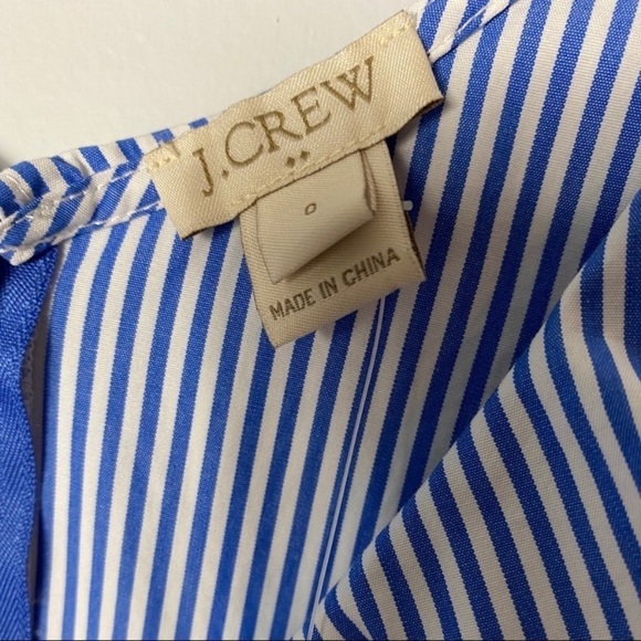 J crew  striped top size 0 new - Picture 3 of 5
